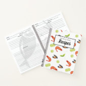 Shrimp Scampi Rezept Buch (Innenseite)