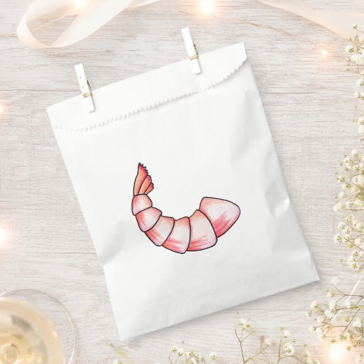 Shrimp-Schwanz Geschenktütchen (Ausgeschnitten)
