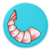 Shrimp-Schwanz Keramikknauf (Vorderseite)