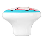 Shrimp-Schwanz Keramikknauf (Seitenansicht)