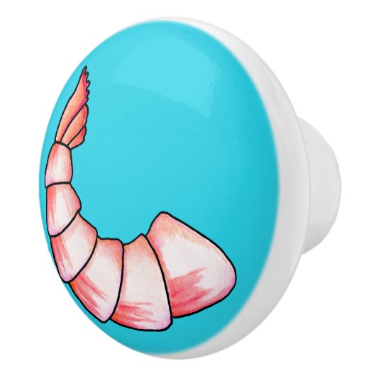 Shrimp-Schwanz Keramikknauf (Rechts)