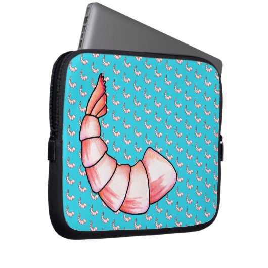 Shrimp-Schwanz Laptopschutzhülle (Vorne Rechts)