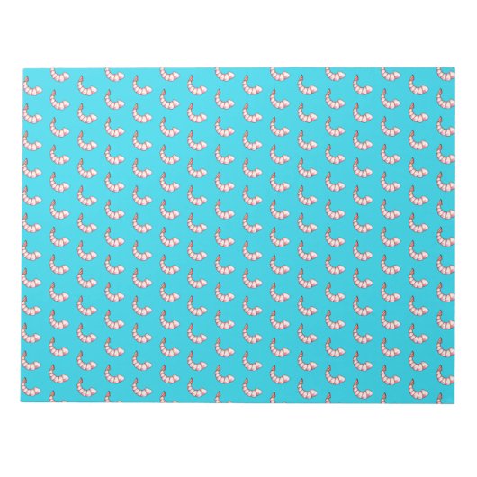 Shrimp-Schwanz Notizblock (Vorderseite)