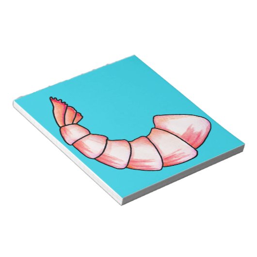 Shrimp-Schwanz Notizblock (angewinkelt)