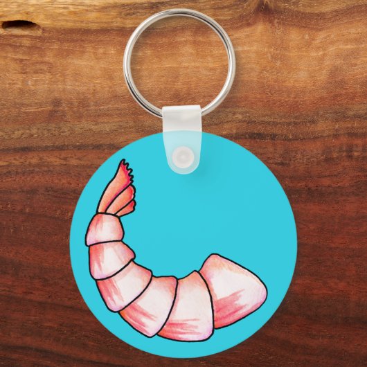 Shrimp-Schwanz Schlüsselanhänger (Vorderseite)