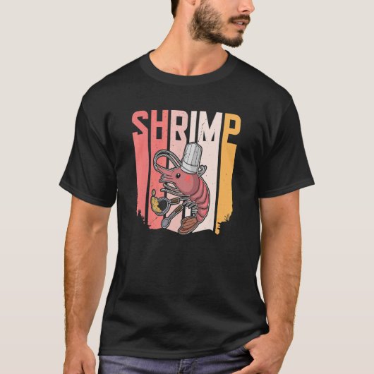 Shrimp Seafood Koch T-Shirt (Vorderseite)