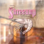 Shrimp Shreeump Fensteraufkleber (Blatt 2)