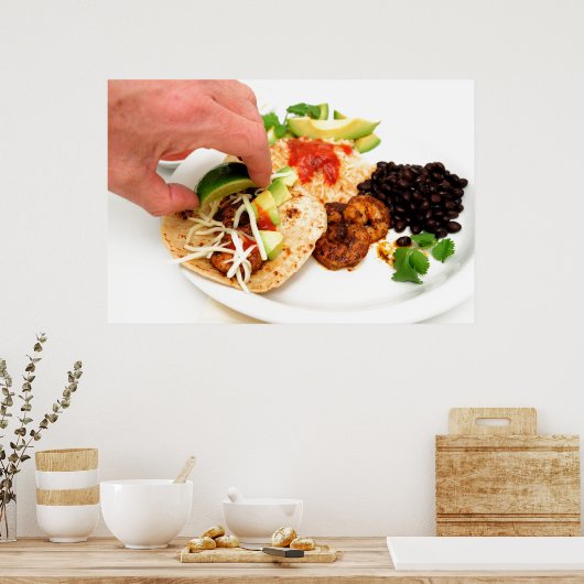 Shrimp Taco Poster (Küche)