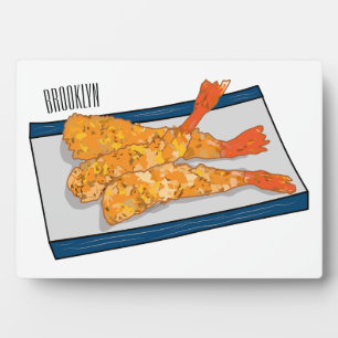 Shrimp tempura Cartoon Illustration Fotoplatte