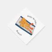 Shrimp tempura Cartoon Illustration Serviette (Ecke)