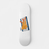Shrimp tempura Cartoon Illustration Skateboard (Vorne)