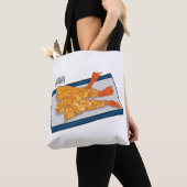 Shrimp tempura Cartoon Illustration Tasche (Von Nahem)