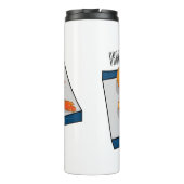 Shrimp tempura Cartoon Illustration Thermosbecher (Rückseite)