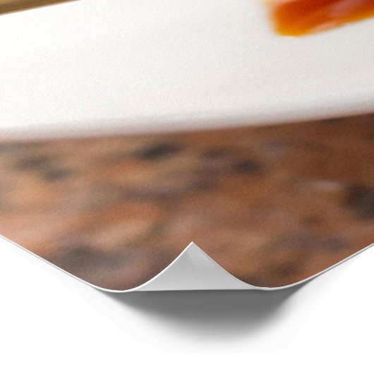 Shrimp Tempura Sushi Roll Poster (Ecke)