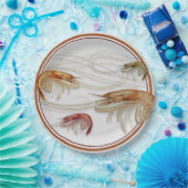 Shrimp Wirbel Antennay Seafood Paper Teller (Party)