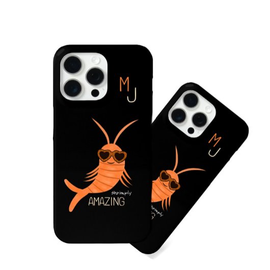 Shrimp with sunglasses Case-Mate iPhone hülle