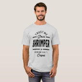Shrimper Job Title T-Shirt Geschenkgutscheine Männ (Vorne ganz)