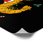 Shrimply Having A Wonderful Christmas Time Funny X Poster (Ecke)