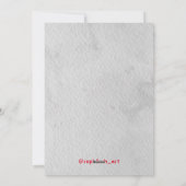 Shrimps eine wunderbare Weihnachtszeit! Feiertagskarte (Rückseite)