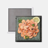 Shrimps Magnet (Vorderseite/Rückseite)