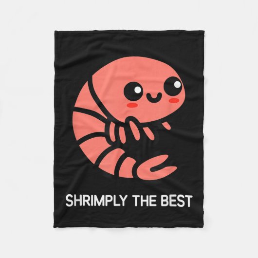 Shrimps, Shrimps, Funny, Jokes, Sarcastic Fleecedecke (Vorderseite)