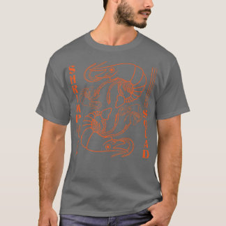 Shrimps Squad Seafood Koch Ironisches Sprichwort T-Shirt