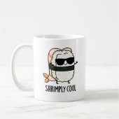 Shrimpy Cool Funny Shrimp Sushi Pun Kaffeetasse (Links)