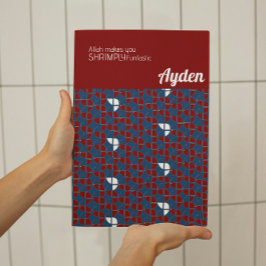 SHRIMPY Funtastic Retro Blue Red Kinderzimmer Cust Poster