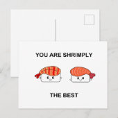Shrimpy the best - suziethesushi postkarte (Vorne/Hinten)