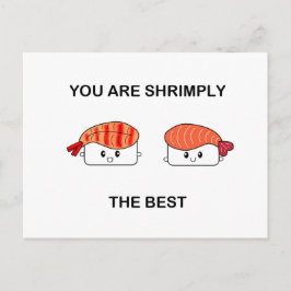 Shrimpy the best - suziethesushi postkarte