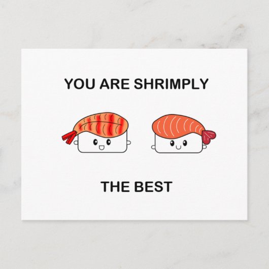 Shrimpy the best - suziethesushi postkarte (Vorderseite)