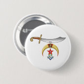 Shrine Mason Button (Vorne & Hinten)