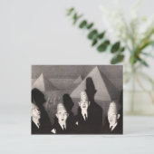 Shrine Quartett von Grant Wood Postkarte (Stehend Vorderseite)