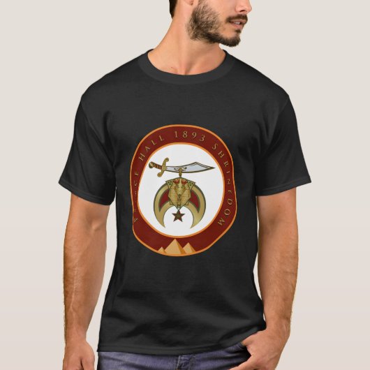 Shrinedom Prince Hall 1893 Noble Shriner T-Shirt (Vorderseite)