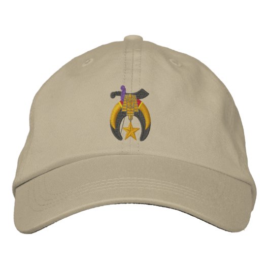 Shriner bestickt bestickte kappe (Vorderseite)