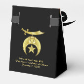 Shriner Jewel Collar Tux Template Party Vielen Dan Geschenkschachtel (Rückseite)