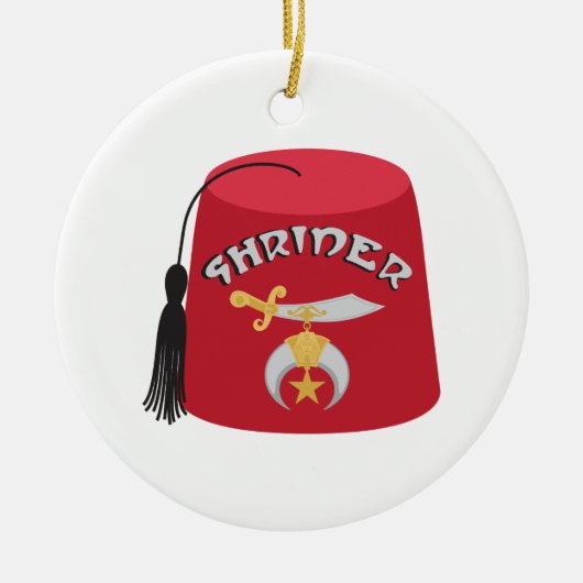 Shriner Keramikornament (Vorne)