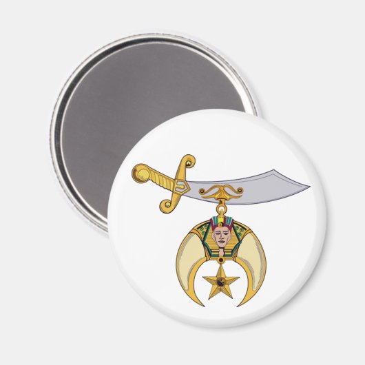 SHRINER MAGNET (Vorderseite/Rückseite)