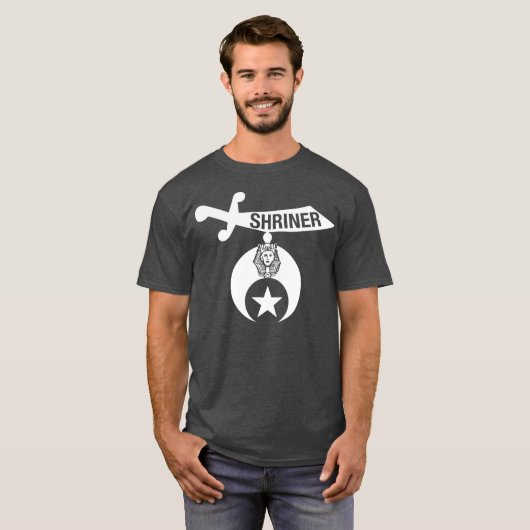 Shriner Mason Lodge Freemason Emblem T-Shirt (Vorne ganz)