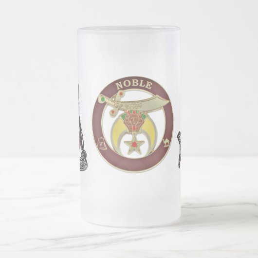 Shriner Mattglas Bierglas (Mittel)