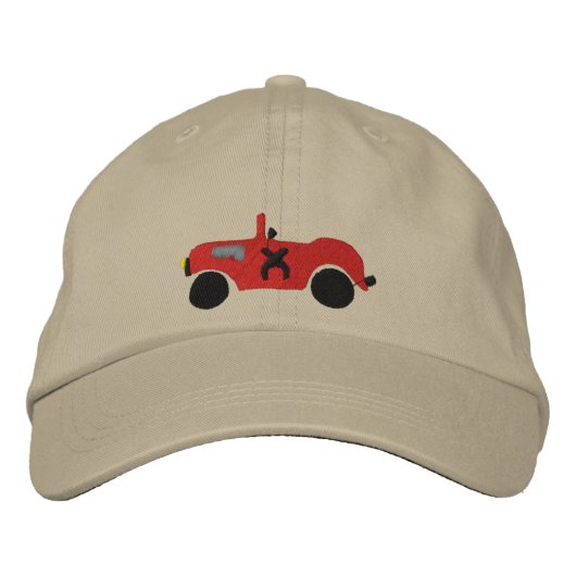 Shriner-Paradewagen Bestickte Kappe (Vorderseite)