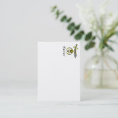 Shriner Visitenkarte (Stehend Vorderseite)