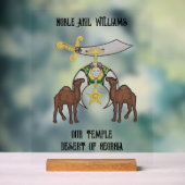 Shriners Acrylschild (Neutral)