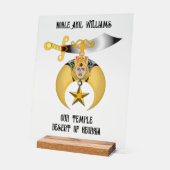 Shriners Acrylschild (Winkel)