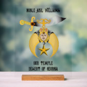 Shriners Acrylschild (Neutral)