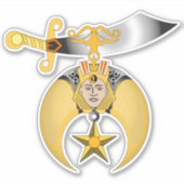 Shriners Aufkleber (Vorderseite)