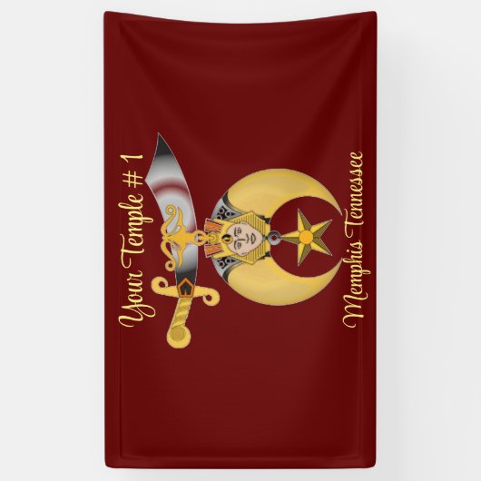 Shriners Banner (Vertikal)