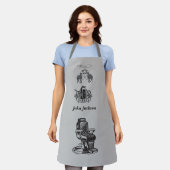 Shriners Barber anpassen Schürze (Getragen)