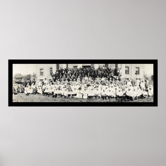 Shriners Ceremonial Foto 1920 Poster (Vorne)