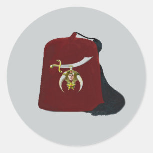 Shriners Edition Runder Aufkleber